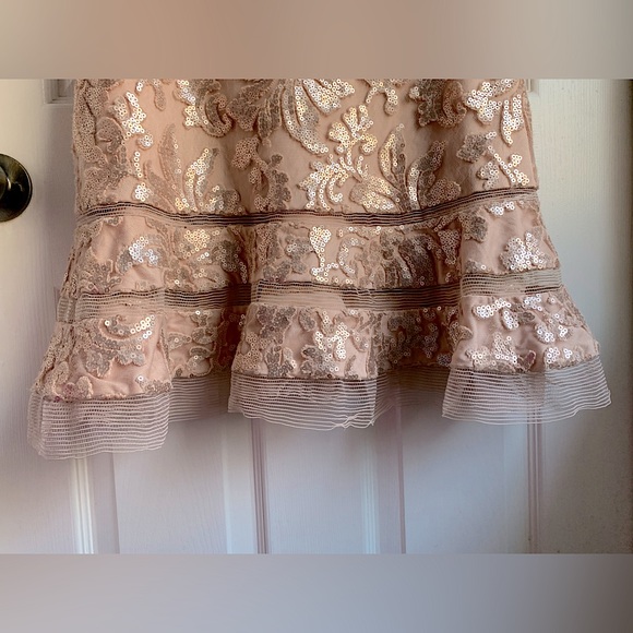 Tadashi Shoji Floral Sequin Dress - Picture 5 of 10